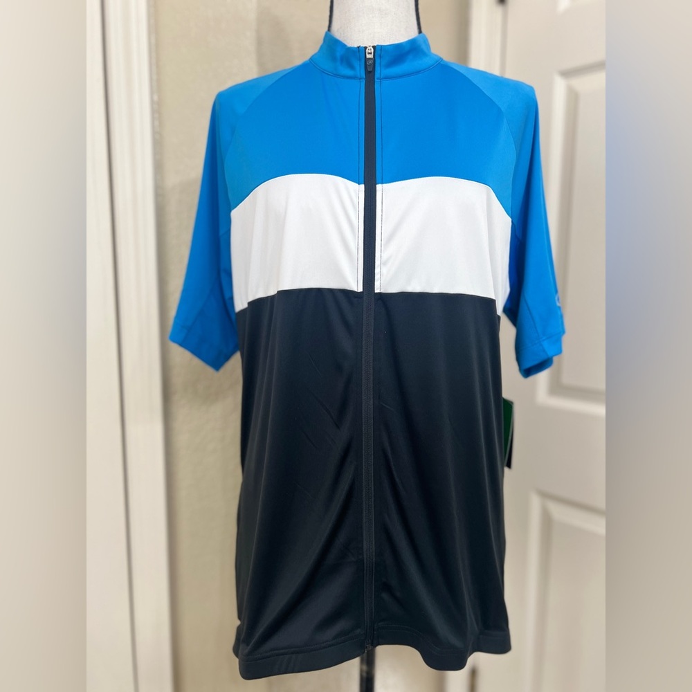 Blue and Black Cycling Jersey